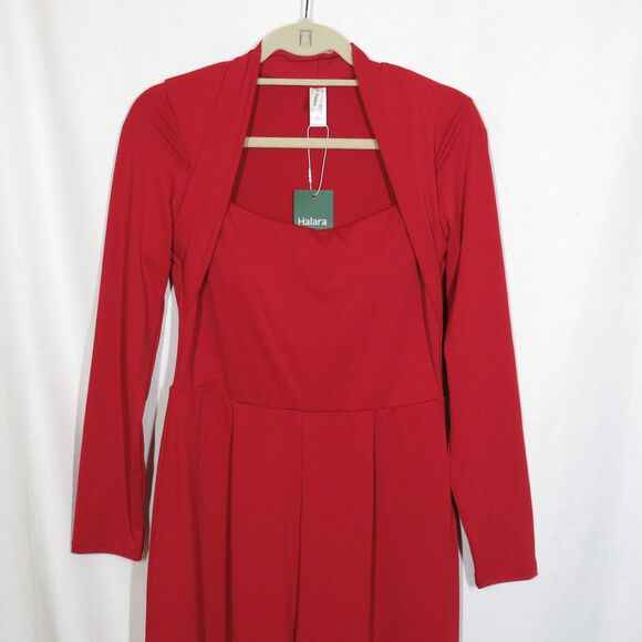 Elegant Red Jumpsuit - Picture 3 of 11